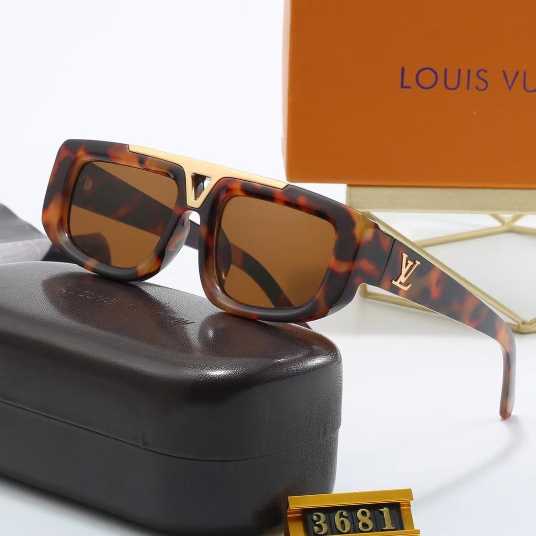 Louis vuitton Vintage Aviator Bold Oversized Sunglasses (Model 3681) Aviator